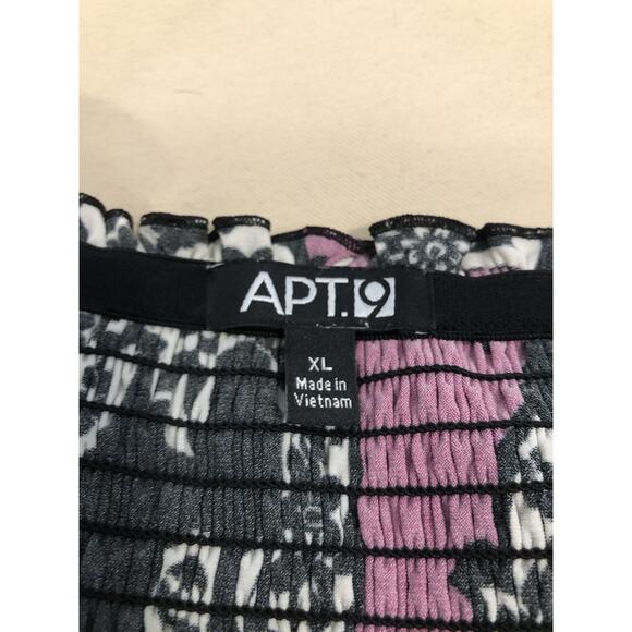 Apt. 9 Women’s Sleeveless Dress Size XL Surplice V-neck Smocked Back Bohemian - Picture 7 of 10